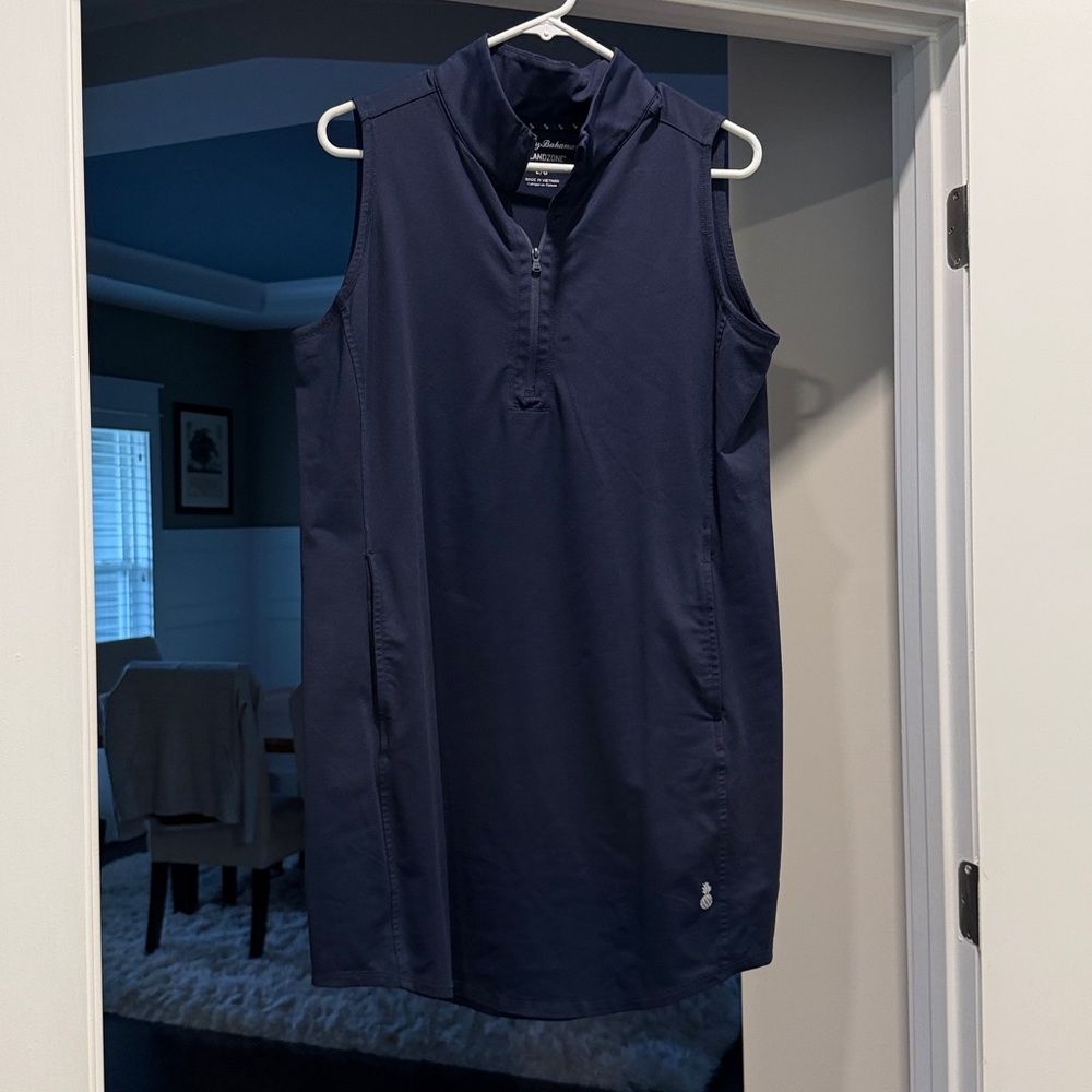 Tommy Bahama IslandZone dress in Navy Blue size large like new